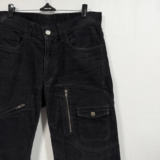 꼼데가르송 옴므 코듀로이 지퍼 포켓 팬츠