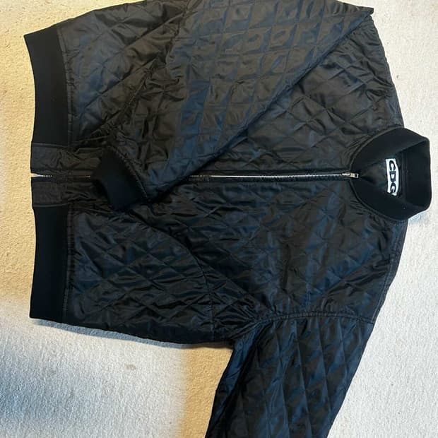 꼼데가르송 퀼티드 스태프 블루종