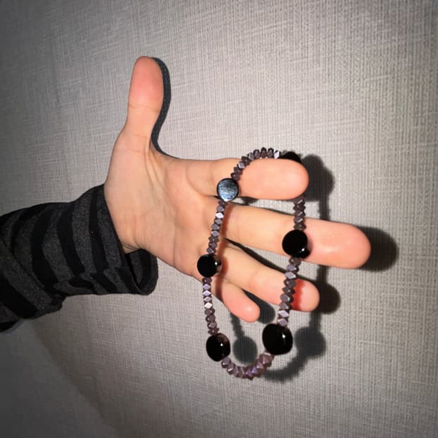 [휘마쿠마] 클래식 오닉스 팔찌