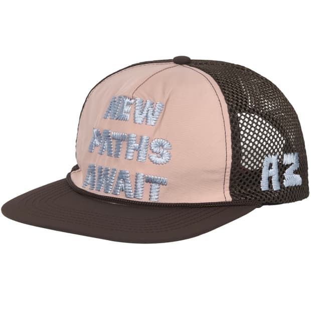 알렉스 조노 x 우즈 뉴 패스 어웨이트 트러커 햇 베이지