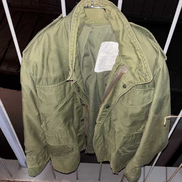 80s Vintage Military Field Jacket