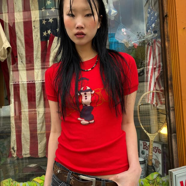 70~80‘s Vintage Popeye Print Tee