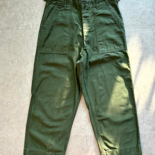 60's 미군 OG 107 퍼티그 팬츠 M(30~32) 전기형