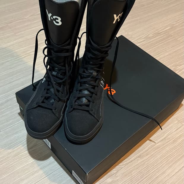 Y-3 유벤 부츠 블랙