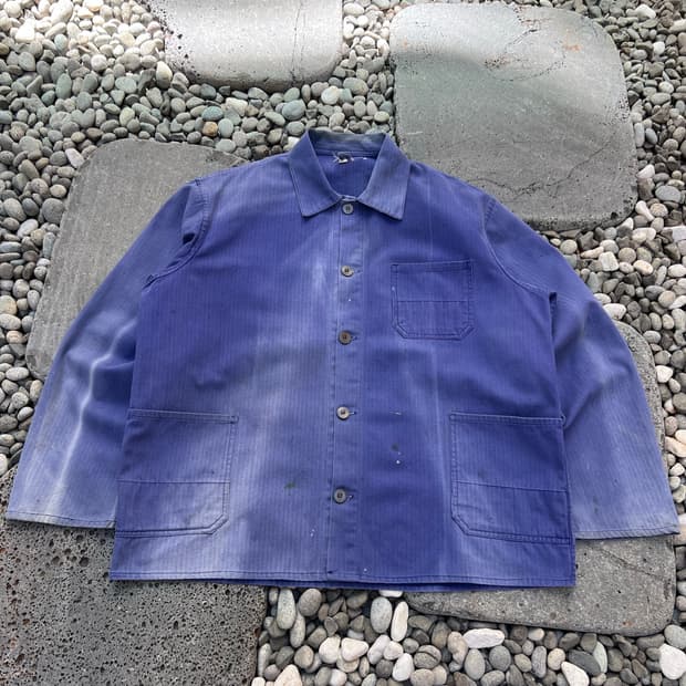 VINTAGE HARD SUN FADED HBT 썬페이드 프렌치워크자켓