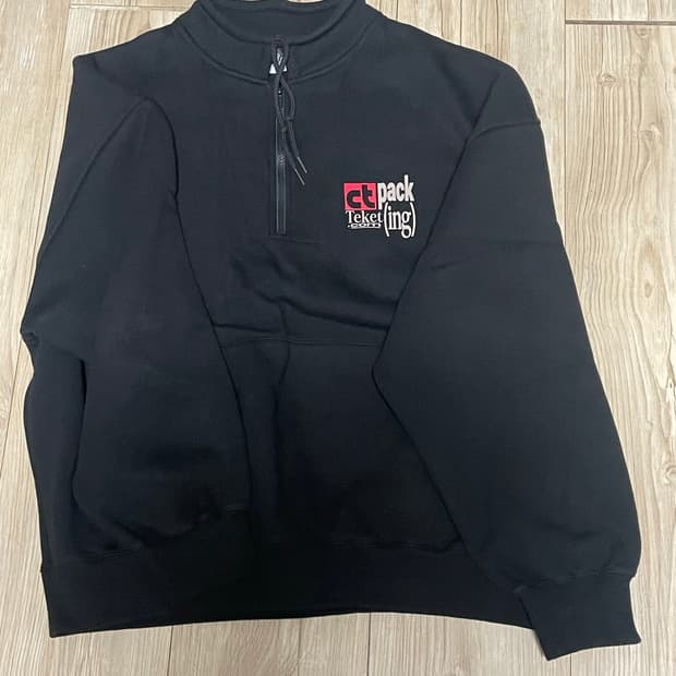 테켓(teket) Half Zip-Up Sweatshirt L