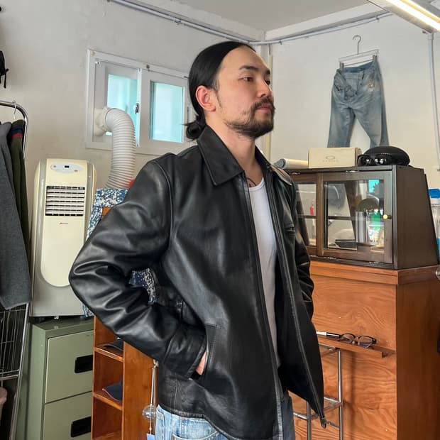 빈티지 가죽자켓