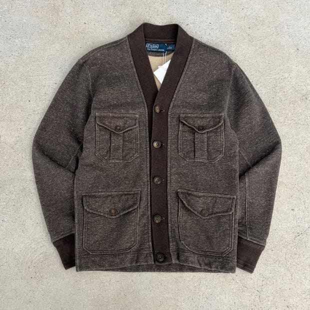 폴로 랄프로렌 멀티포켓 배색 가디건