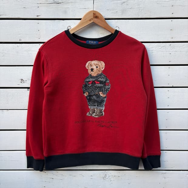 Polo 폴로 베어 곰돌이 맨투맨