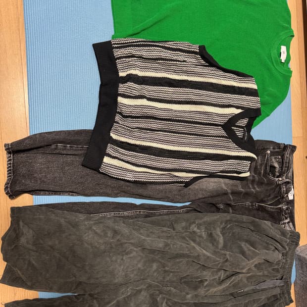 니트,조끼 및 바지 일괄