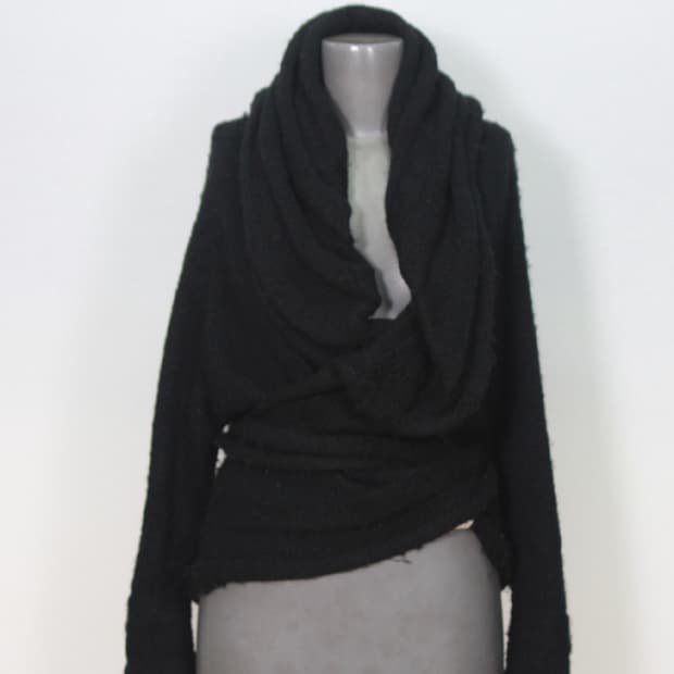 디젤 빈티지 랩 가디건 블랙