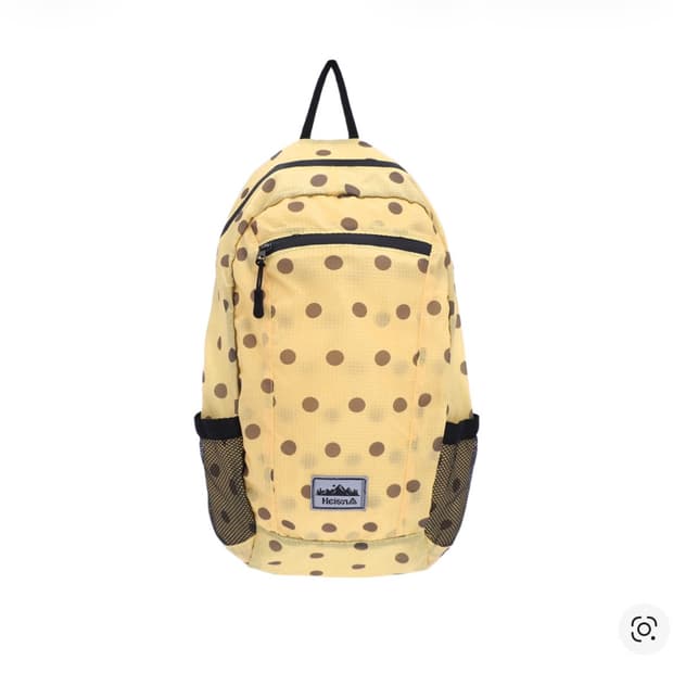 하이산 도트 백팩 옐로우 미개봉
