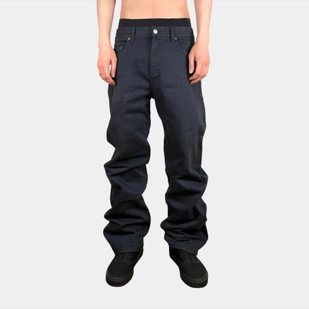 언더커버 파우치 데님