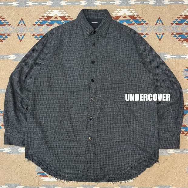 [2][M] 언더커버 언더커버리즘 컷오프 울 셔츠 그레이 