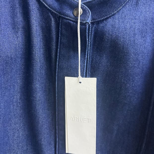 아르켓 데님 다크블루 셔츠