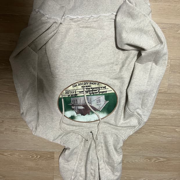 마틴플랜 housekeeper hoodie 오트밀 S