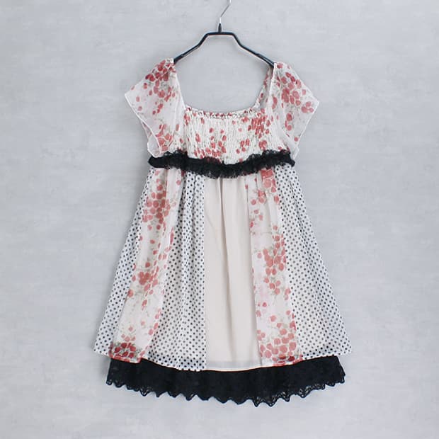 axes femme _ dobie lace tunic S6362