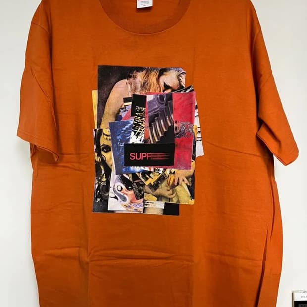 (XL) Supreme Stack Tee Rust / 슈프림 스택 티