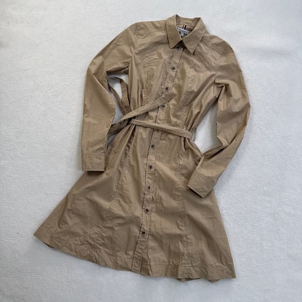 32 타미힐피거 여성 트렌치 코트 0410T