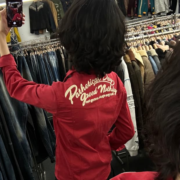 M)In the attic 빈티지 자수 셔츠자켓