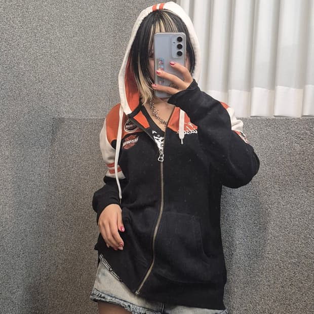 HARLEY DAVIDSON HOODIE ZIPUP 