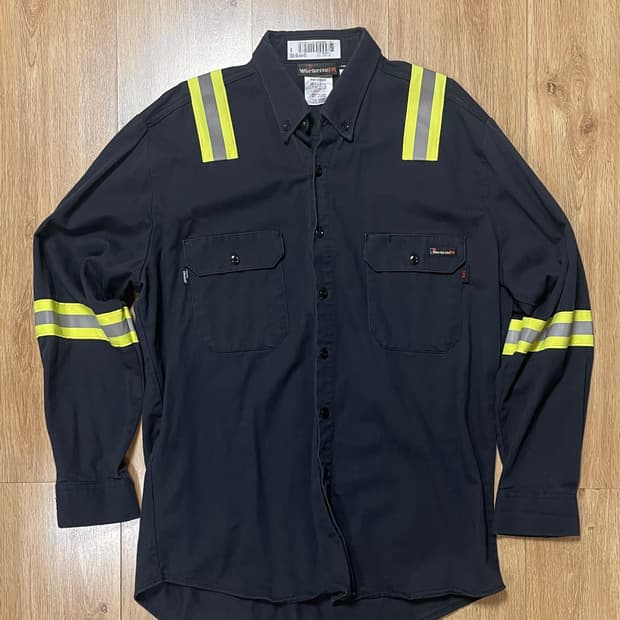 택포) USA Hi-vis 리플렉티브 워크 셔츠