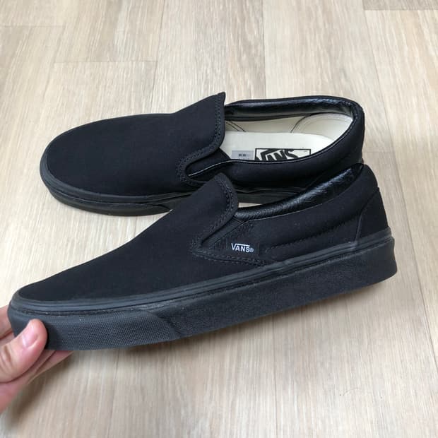 (250) 반스 VANS 슬립온 올블랙 올검 반스 슬립온 250