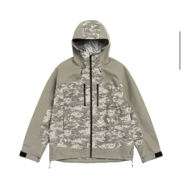 [XL] 스투시 고어텍스 가이드 쉘 자켓 디지 카모 카키