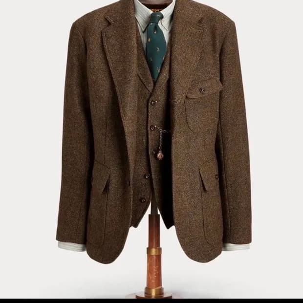 RRL unconstructed wool sport coat L size