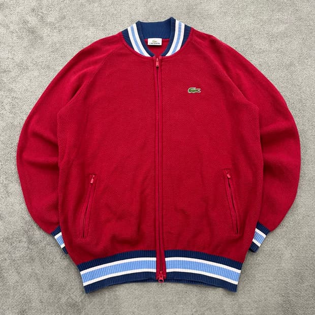 5 라코스테 투웨이 니트 집업 가디건