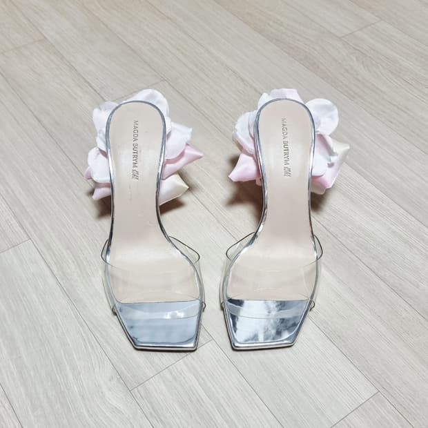 마그다부트림×H&M 콜라보 오픈토 구두 샌들 슈즈 (240/표기37)