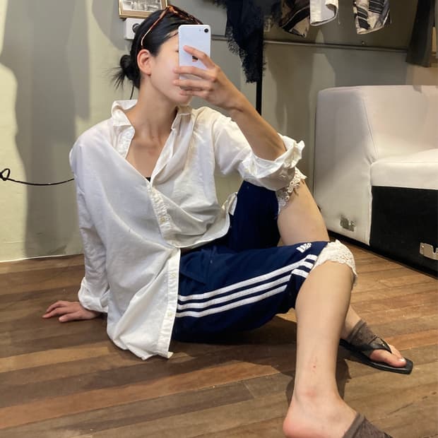 아디다스 네이비 5부 쇼츠