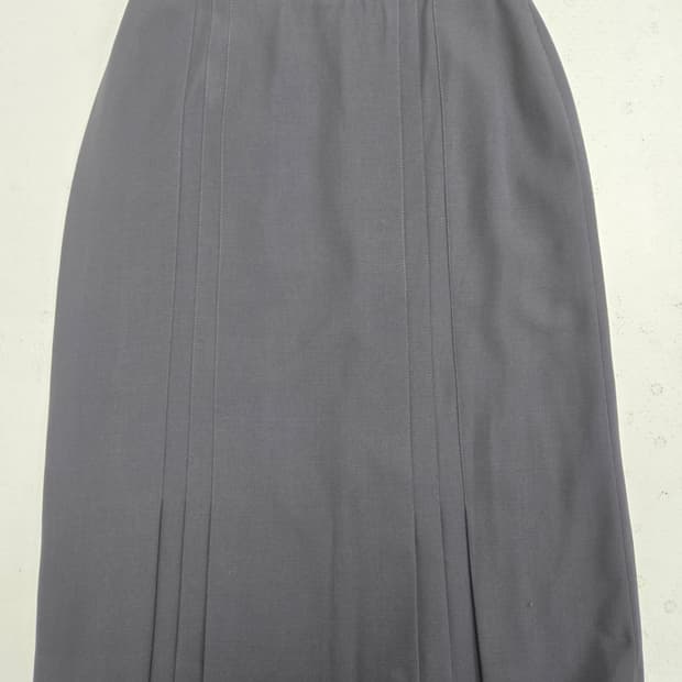 에르노 그레이 플리츠 스커트 정장 스커트