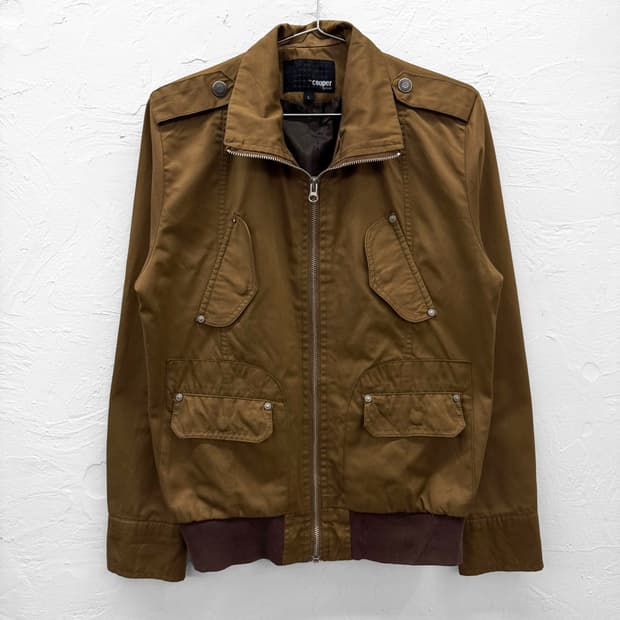 cooper 코튼 집업 자켓