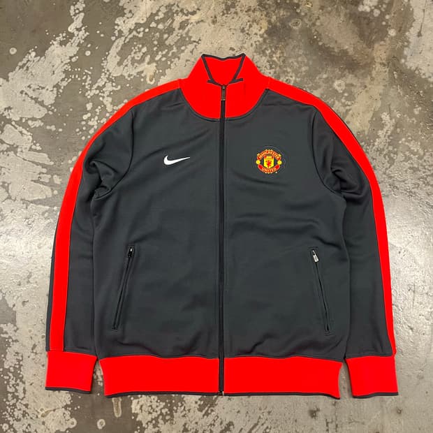 나이키 맨유 져지 그레이/레드 L 105