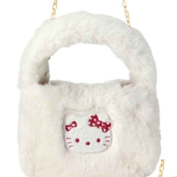 산리오 × grl 콜라보 홀리데이 헬로키티 가방