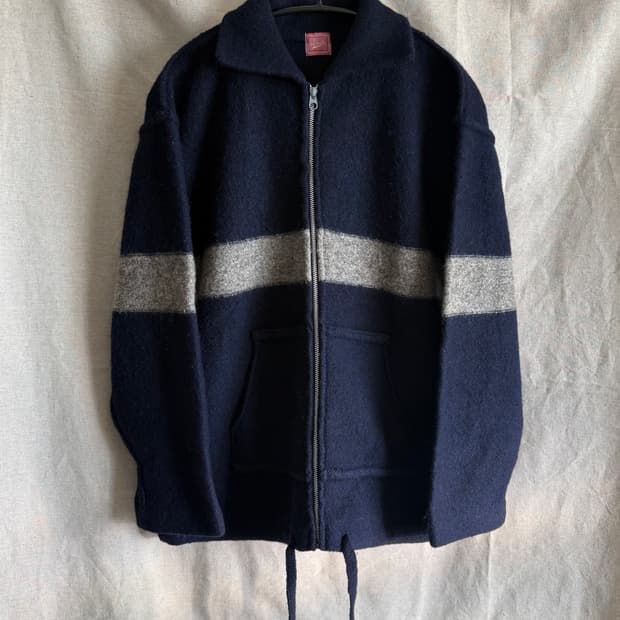 45RPM wool zip up