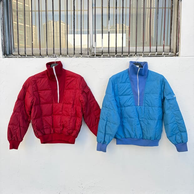 70s eddie bauer pullover(red)