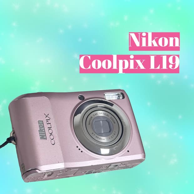 나연,예나!) 니콘 쿨픽스 L19 딸기우유 핑크디카
