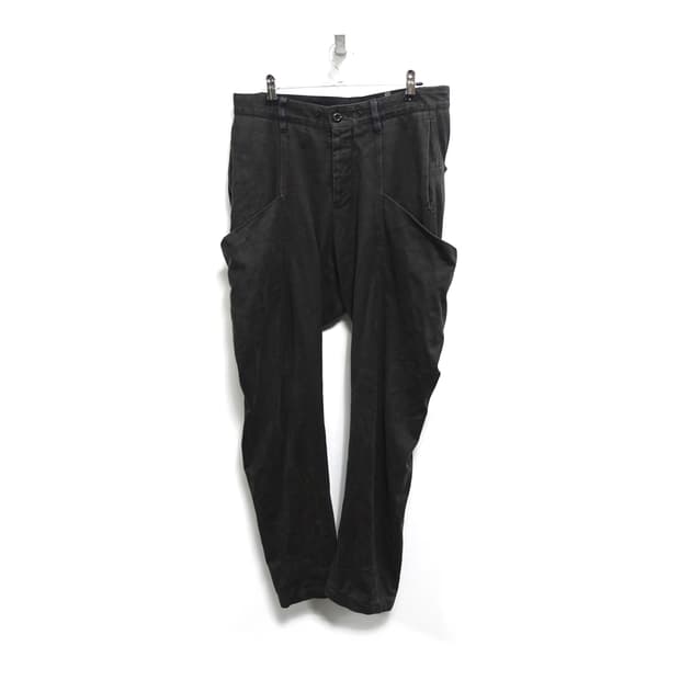 [1] ATTACHMENT 카즈유키쿠마가이 라인 아티잔 J커브 배기팬츠