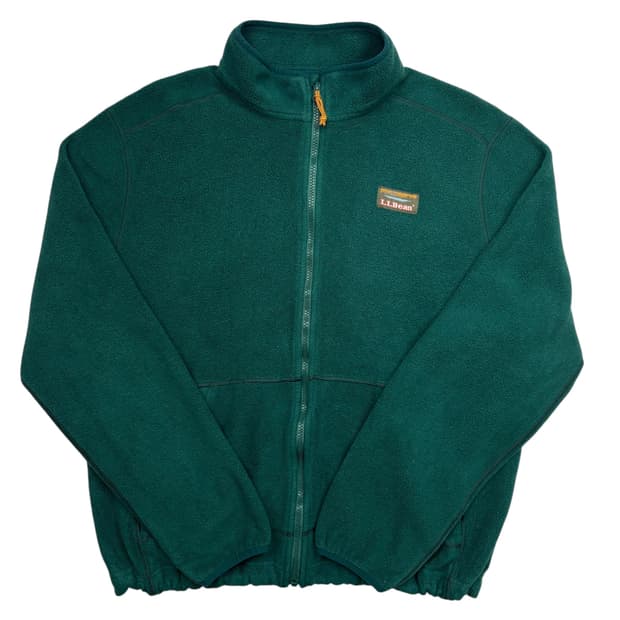 90s LL Bean 엘엘빈 그린 플리스 자켓 L
