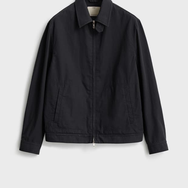 포터리 코튼 린넨 드리즐러 자켓 블랙 3사이즈