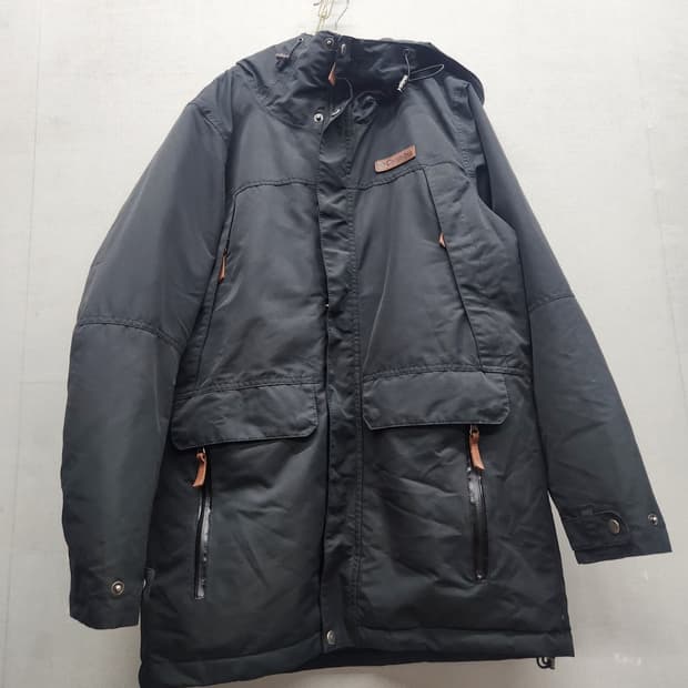 콜롬비아 650 덕다운 후드 스트링 투웨이 패딩M(L~XL)