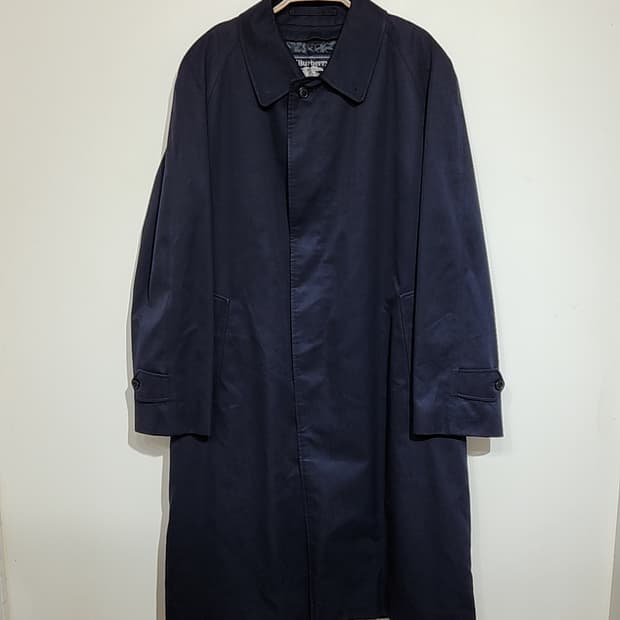 (XL) 버버리 트렌치코트 싱글 내피세트 영국판 네이비 나그랑 