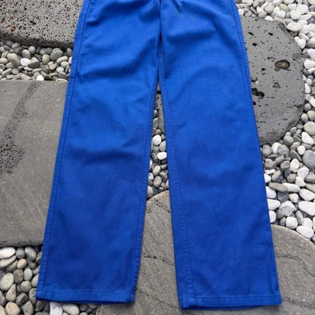 1990s CEPOVETT BUGATTI BLUE 프렌치워크팬츠