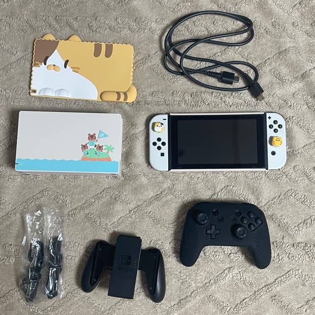 닌텐도 스위치 동물의 숲 에디션 콘솔