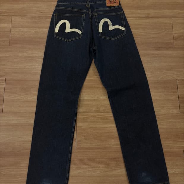 Evisu 에비수 패치 진청 데님