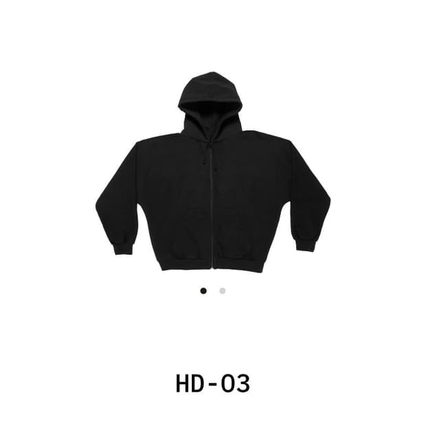 2025 신상 Yeezy 이지 HD-03 올블랙 (3사이즈) 새것 미사용