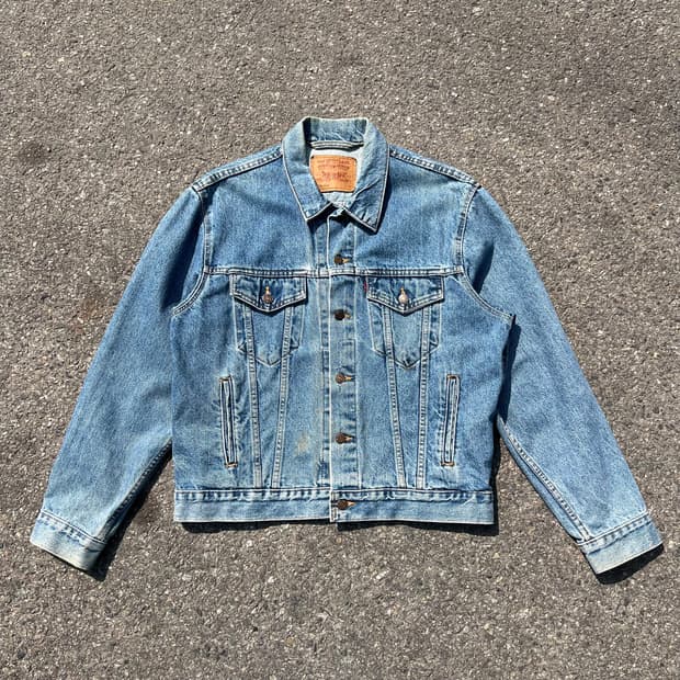 90‘s USA 리바이스 70506 데님 트러커 자켓