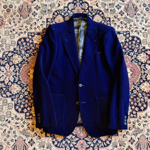 넘버나인 벨벳 자켓 남성95-슬림100